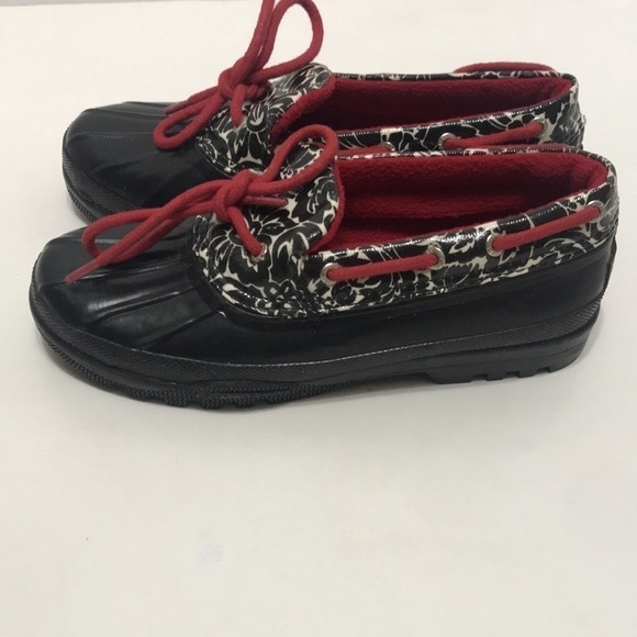 𝅺Sperry Women’s Duck Low Cut Rubber Rain Shoes 6 - Picture 1 of 12